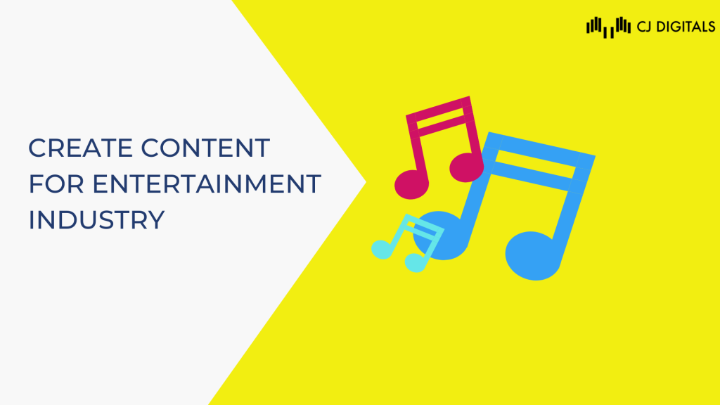 Content writing for entertainment industry