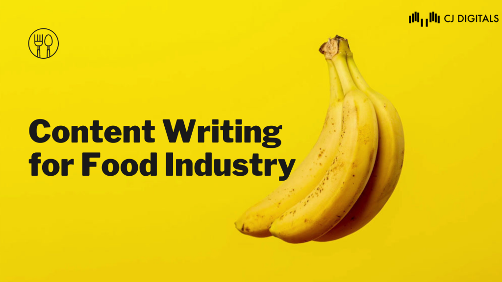 Content writing for food industry