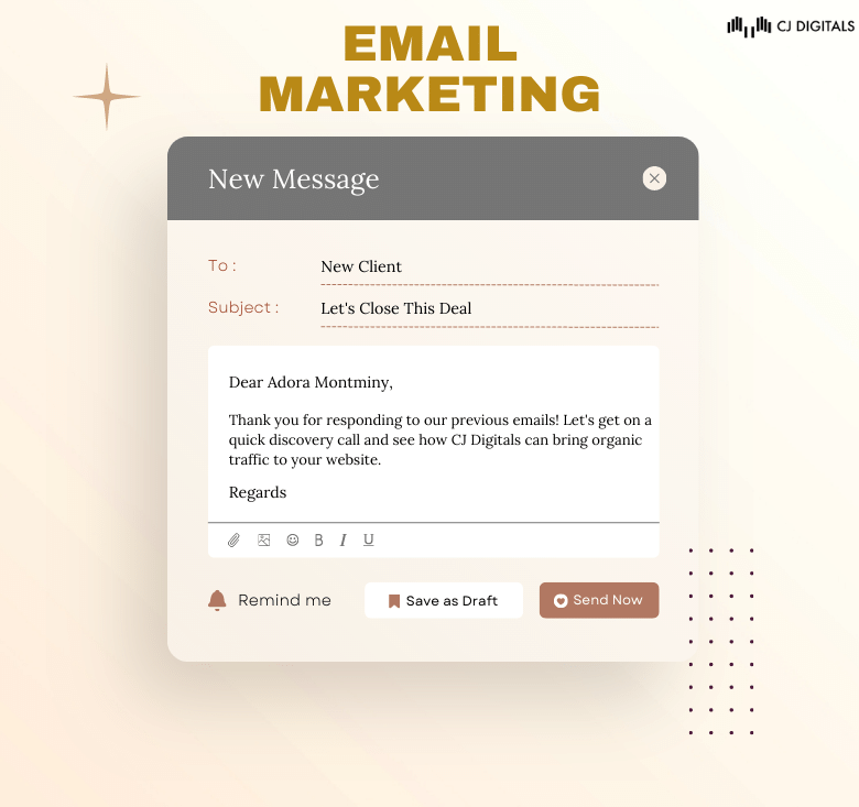 Email marketing from CJ Digitals