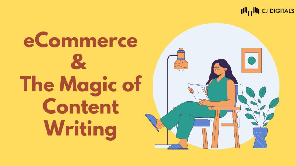 eCommerce and content writing services india cj digitals