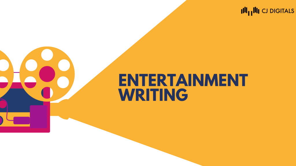 entertainment writing services in india cj digitals