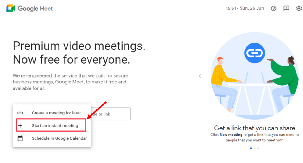 click-instant-google-meet